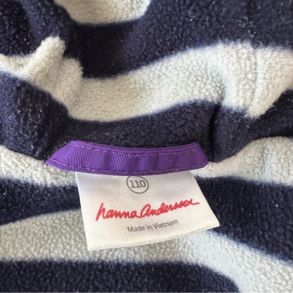 HANNA ANDERSSON Nylon Waterproof Fleece Lined Hooded Jacket Reflective 5 Pink - Picture 9 of 11